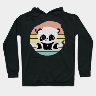 Bad Tv Retro Panda Hoodie